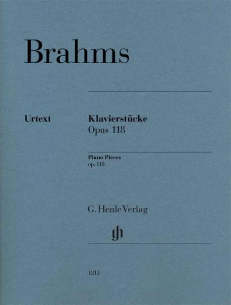 Johannes Brahms (1833-1897): Piano Pieces op. 118, Buch