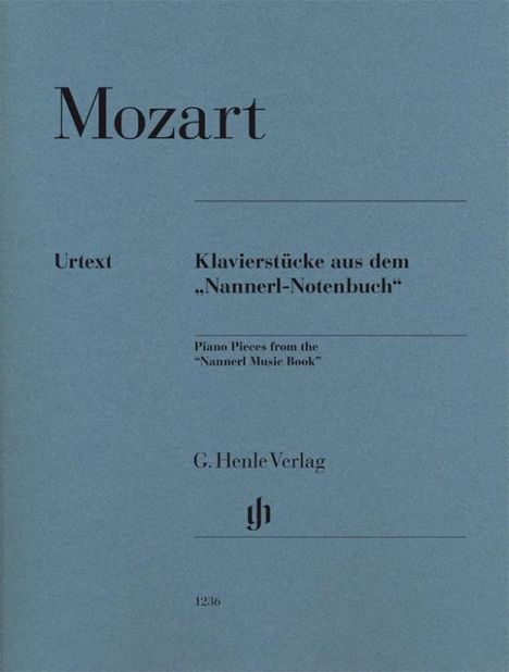 Wolfgang Amadeus Mozart (1756-1791): Piano Pieces from the "Nannerl Music Book", Buch