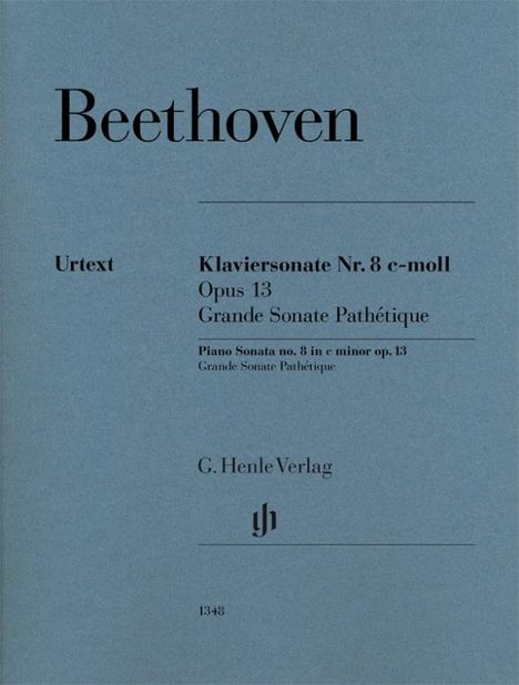 Ludwig van Beethoven: Klaviersonate Nr. 8 c-moll op. 13 (Grande Sonate Pathétique), Noten