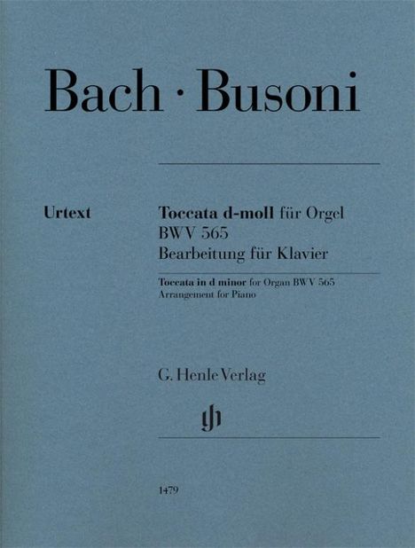 Busoni, Ferruccio - Toccata d-moll für Orgel BWV 565 (Johann Sebastian Bach), Buch