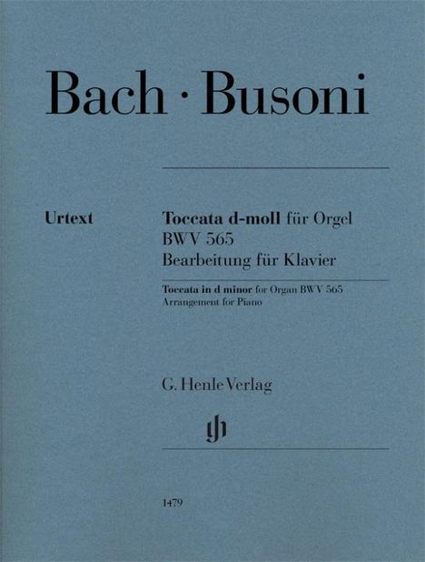 Johann Sebastian Bach: Busoni, Ferruccio - Toccata d-moll für Orgel BWV 565 (Johann Sebastian Bach), Noten