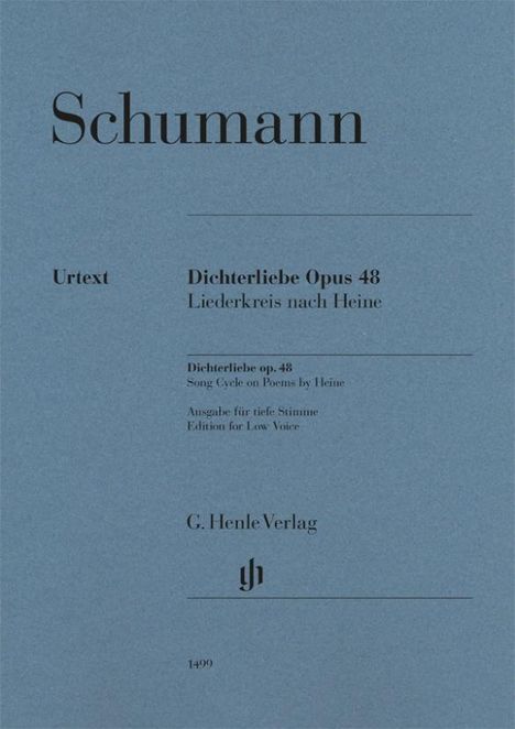 Schumann, Robert - Dichterliebe op. 48 (Tiefe Stimme), Buch