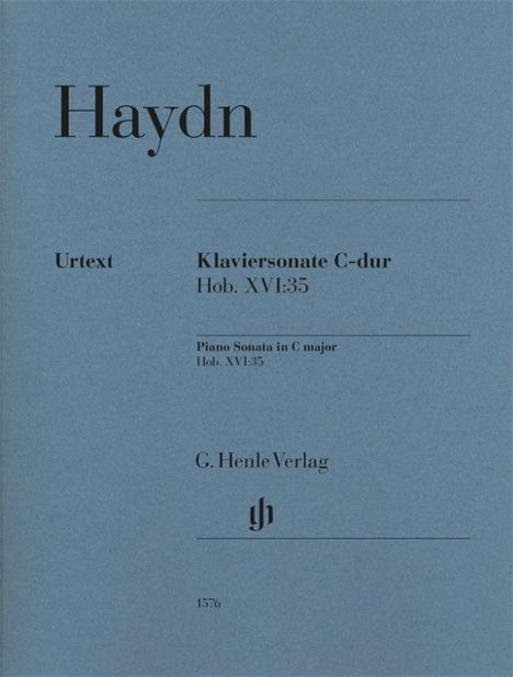 Joseph Haydn - Klaviersonate C-dur Hob. XVI:35, Buch