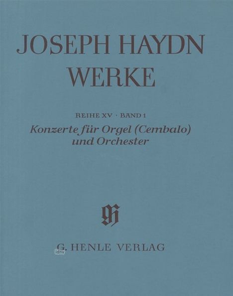 Joseph Haydn: Konzerte für Orgel (Cembalo) und Orchester, Noten