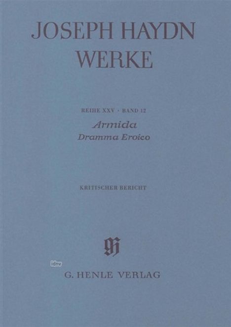Joseph Haydn: Armida, Noten