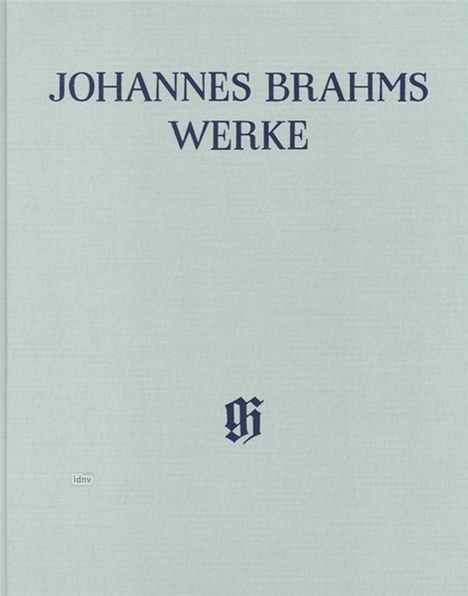 Johannes Brahms: Werke für Klavier zu vier Händen I, Noten