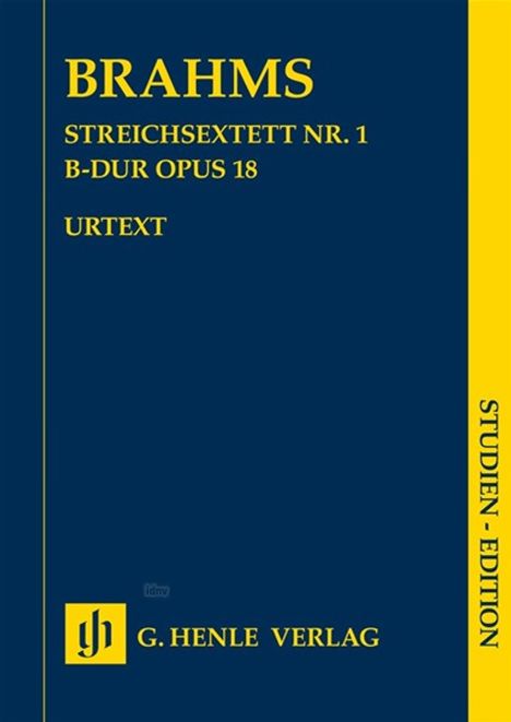 Brahms, J: Streichsextett Nr. 1 B-dur op. 18 SE, Buch