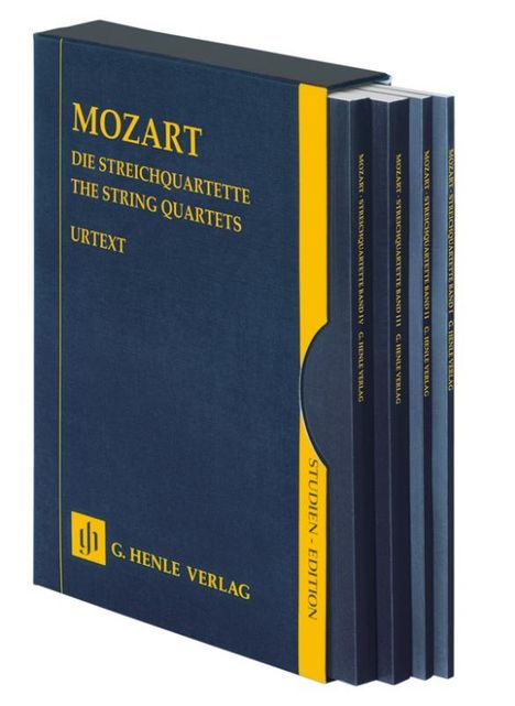 Wolfgang Amadeus Mozart: Mozart, W: String Quartets 4 Volumes, Noten