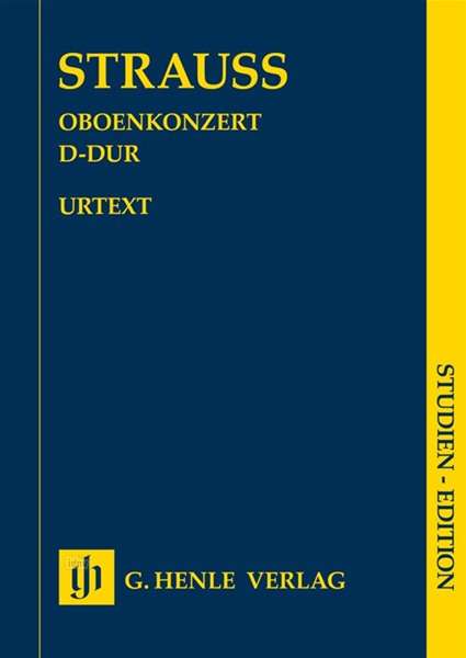 Richard Strauss: Strauss, R: Oboenkonzert D-dur SE, Buch