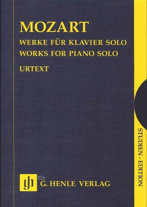 Werke für Klavier solo - Klaviersonaten I und II, Klaviervariationen, Klavierstücke, Studien-Edition, 4 Bde., Noten