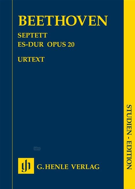 Ludwig van Beethoven: Septett Es-Dur op. 20, Noten