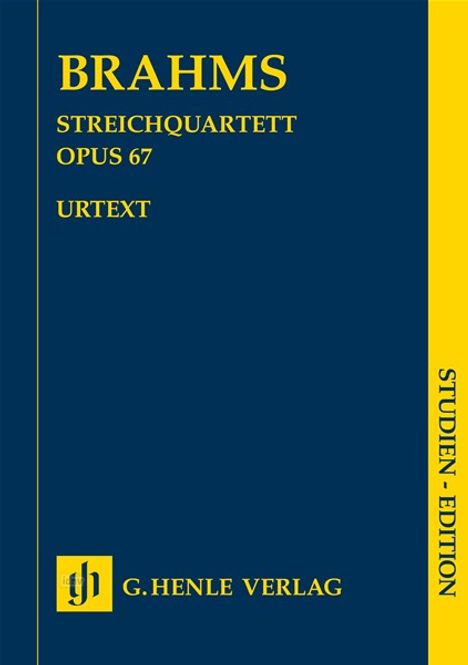 Johannes Brahms: Brahms,J.           :Streichq...67 /ST /2 v,va, Noten