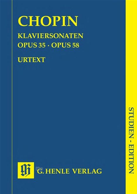 Klaviersonaten op.35 und op.58, Studien-Edition, Noten