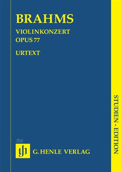 Violinkonzert D-Dur op.77, Partitur, Noten