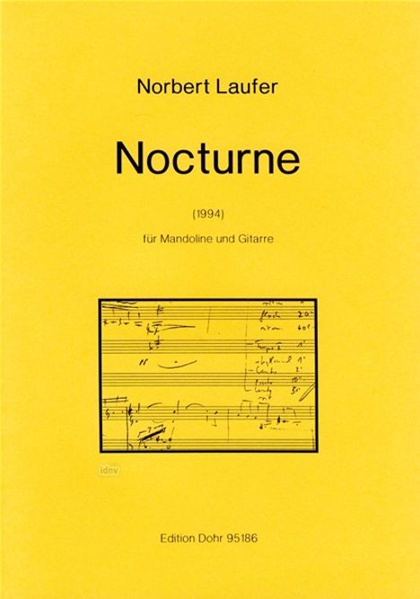 Norbert Laufer: Nocturne, Noten