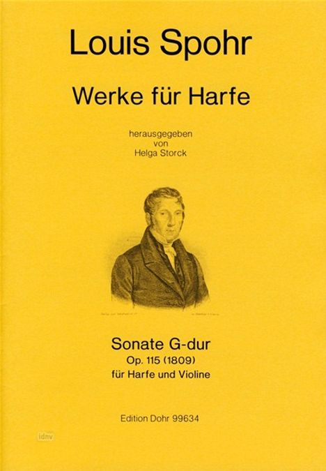 Louis Spohr: Sonate G-Dur op. 115, Noten
