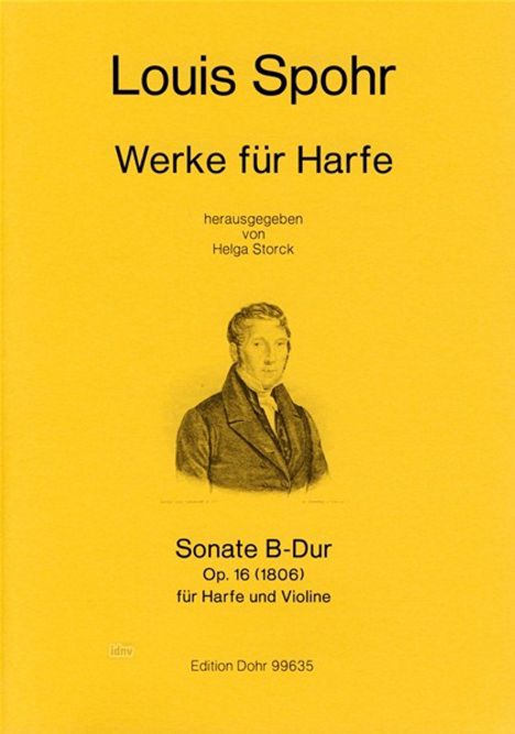 Louis Spohr: Sonate B-Dur op. 16, Noten