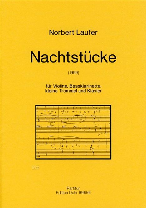 Norbert Laufer: Nachtstücke, Noten