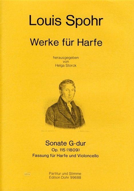 Louis Spohr: Sonate G-dur op. 115, Noten