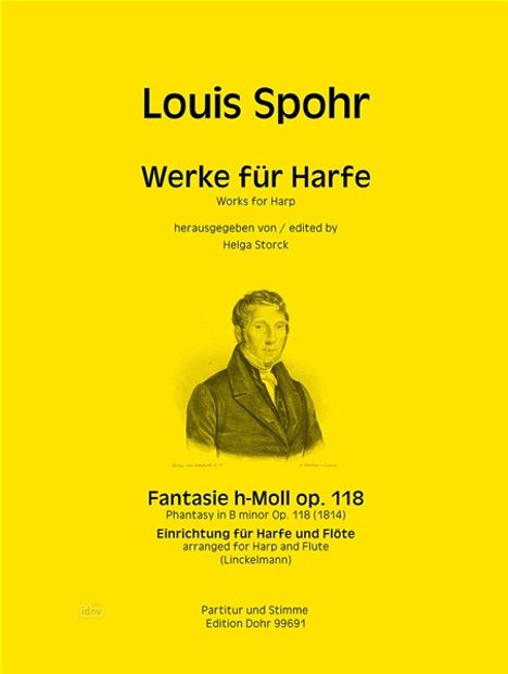 Louis Spohr: Fantasie h-moll op. 118, Noten