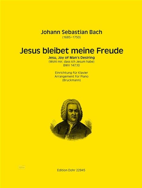 Johann Sebastian Bach: Bach, Joh. Seb. /Bea:Jesus bleibet meine /P /K, Noten