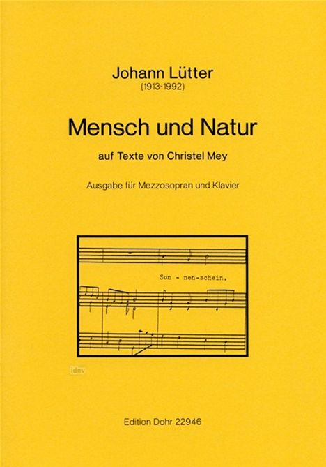 Mensch und Natur, Noten