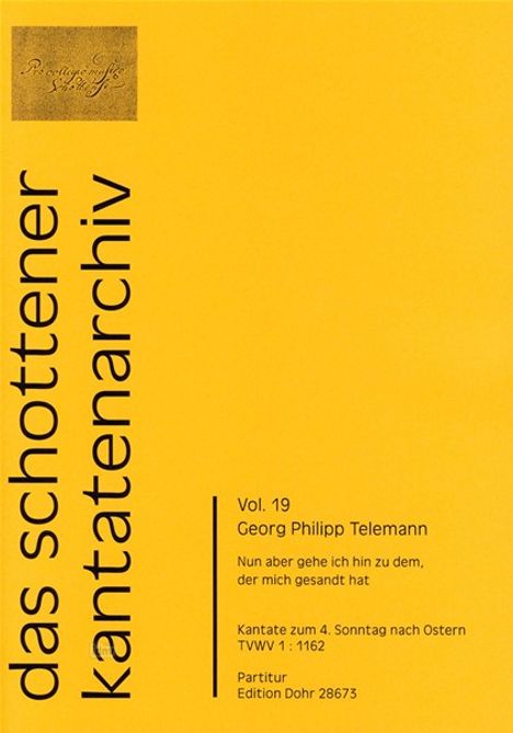 Georg Philipp Telemann: Nun aber gehe ich hin zu dem,, Noten