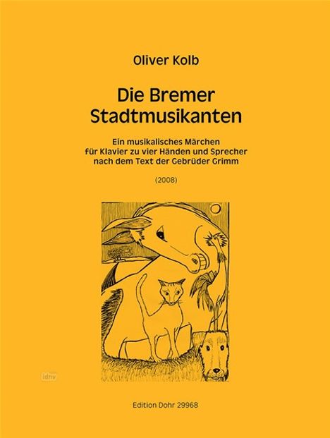 Die Bremer Stadtmusikanten, Noten