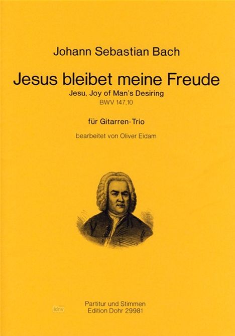 Johann Sebastian Bach: Jesus bleibet meine Freude BWV, Noten