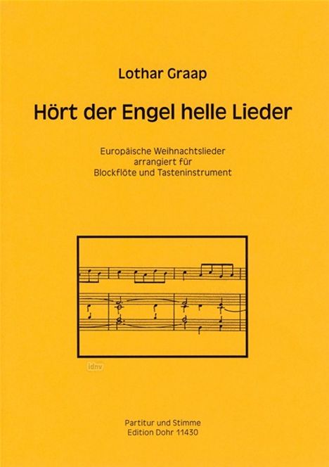 Lothar Graap: Hört der Engel helle Lieder, Noten