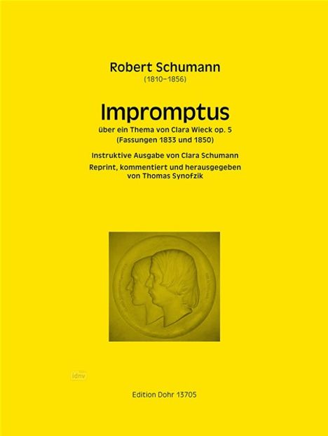 Robert Schumann: Impromptus (Fassungen 1833 und 1850) op. 5, Noten