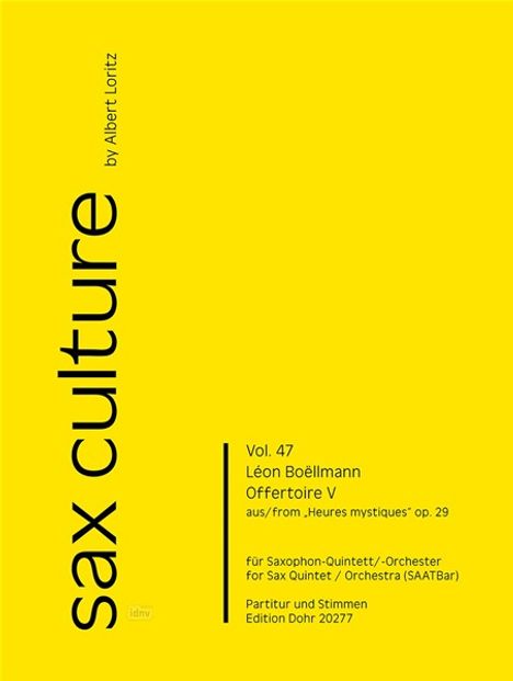 Leon Boellmann: Offertoire V, Noten