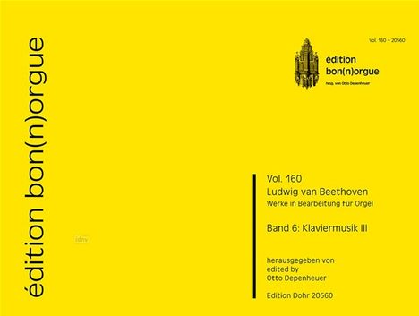 Ludwig van Beethoven: Werke in Bearbeitung für Orgel Bd. 6, Noten