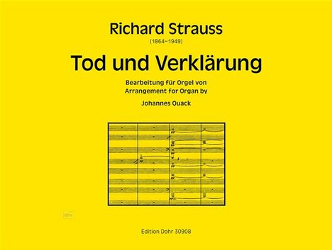 Richard Strauss: Tod und Verklärung, Noten