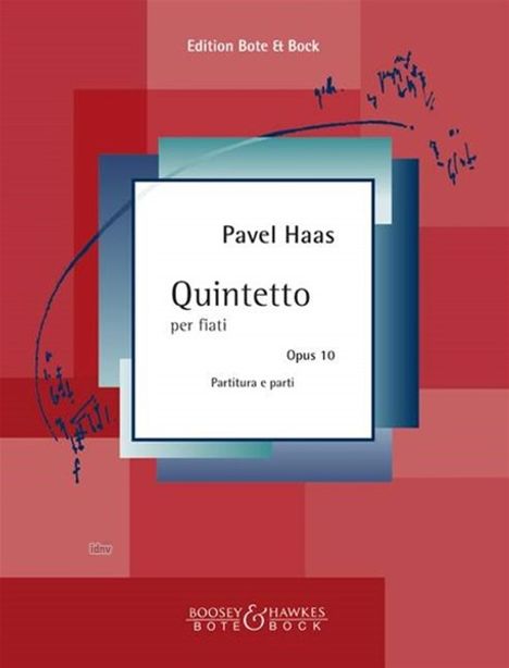 Pavel Haas: Bläserquintett op. 10, Noten