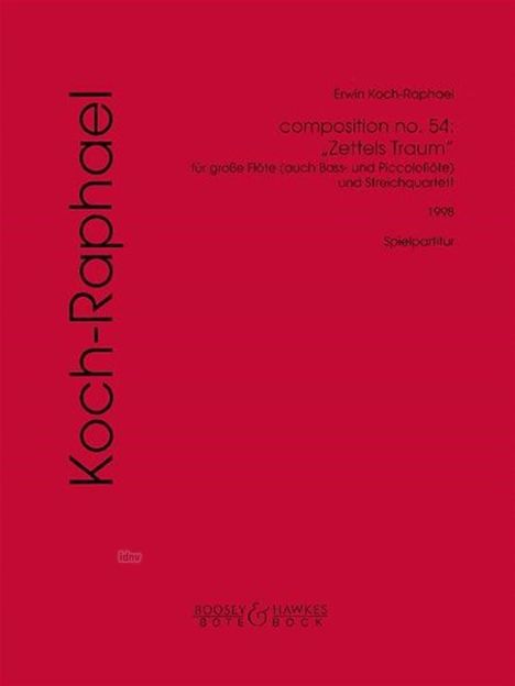 Erwin Koch-Raphael: composition no. 54, Noten