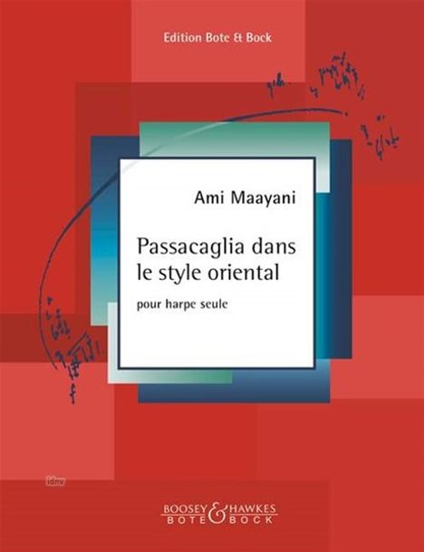 Ami Maayani: Passacaglia dans le style orie, Noten