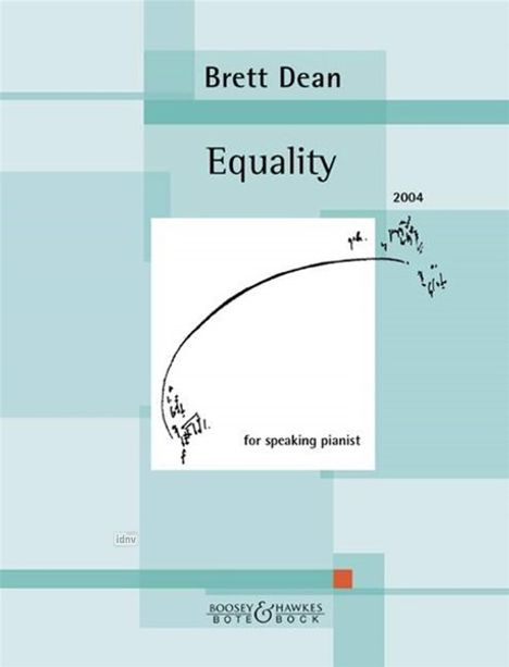 Brett Dean: Equality, Noten