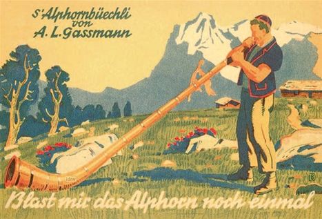 Alfred L Gassmann: Alphornbüechli, Noten