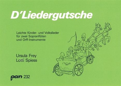 Ursula Frey: D'Liedergutsche, Noten