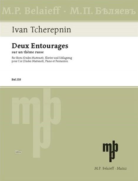 Ivan Tcherepnin: Deux Entourages, Noten
