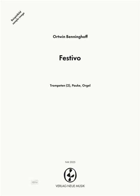 Ortwin Benninghoff: Festivo, Noten