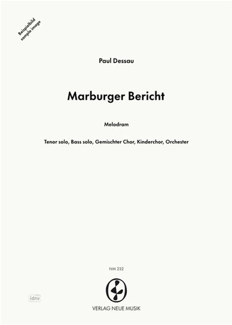 Marburger Bericht, Noten