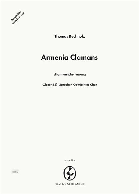 Thomas Buchholz: Armenia Clamans, Noten