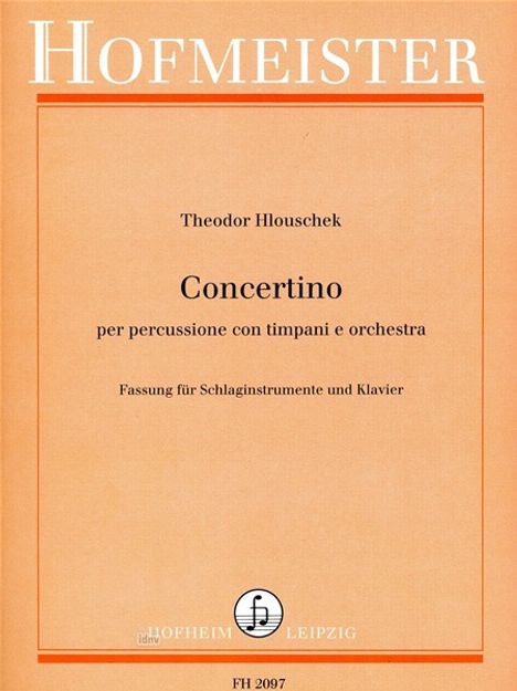 Theodor Hlouschek: Concertino per percussione con timpani e orchestra, Noten
