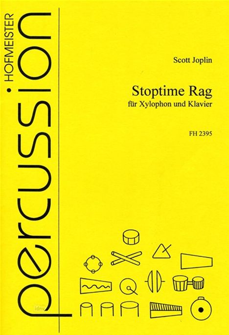 Scott Joplin: Stoptime Rag. Ragtimes, Noten