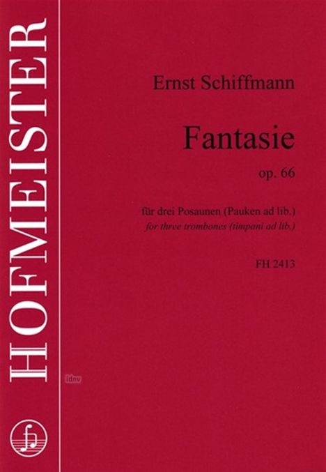 Ernst Schiffmann: Fantasie, op. 66, Noten
