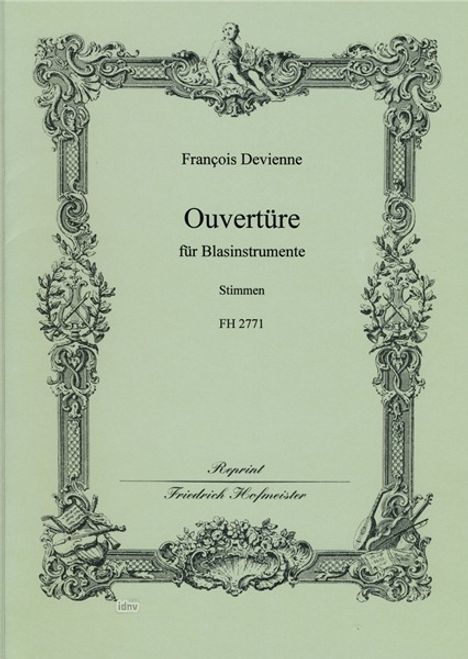 Francois Devienne: Ouvertüre für Blasinstrumente, Noten