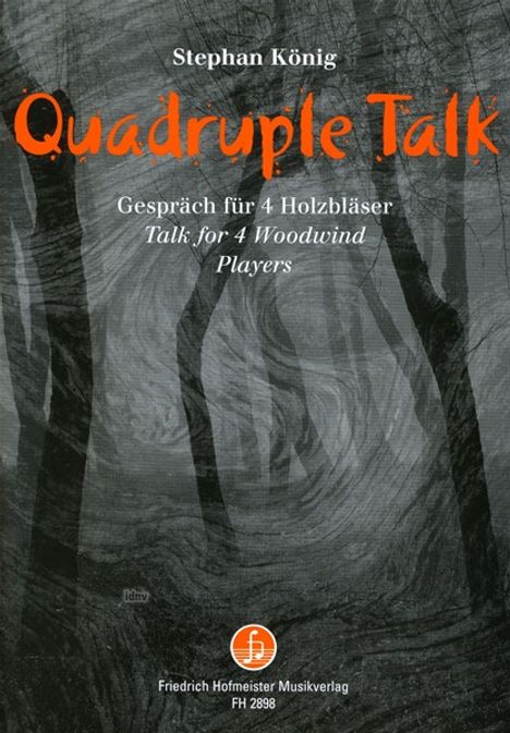 Stephan König: Quadruple Talk, Noten