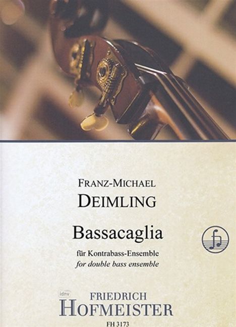 Franz-Michael Deimling: Bassacaglia op. 114, Noten